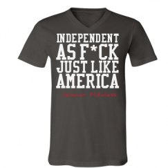 Unisex V-Neck Jersey Tee