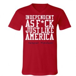 Unisex V-Neck Jersey Tee