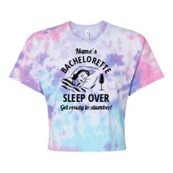 Women's Tie Dye Crop Top Tee