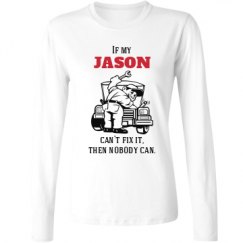 Ladies Relaxed Fit Basic Long Sleeve Tee