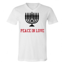 Unisex V-Neck Jersey Tee