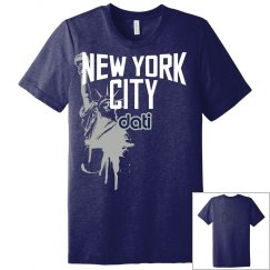 CW DATI VINTAGE NAVY NYC T-SHIRT