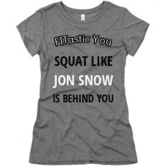 Ladies Slim Fit Super Soft Triblend Tee