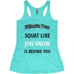 Ladies Slim Fit Super Soft Racerback Triblend Tank