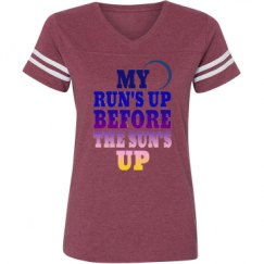 Ladies Relaxed Fit Vintage Sports Tee