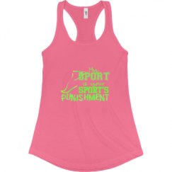 Ladies Slim Fit Racerback Tank Top