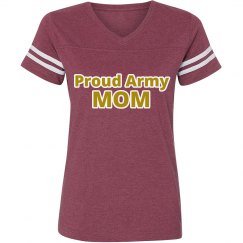 Proud Army Mom Vintage Tee Black