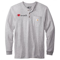 Unisex Carhartt Long Sleeve Henley Tee 