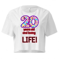 Ladies Festival Cali Crop Top Tee