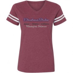 Ladies Relaxed Fit Vintage Sports Tee