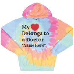 Unisex Tie-Dye Fleece Hoodie