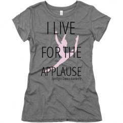 Ladies Slim Fit Super Soft Triblend Tee