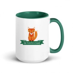 15oz Ceramic Mug with Color Inside