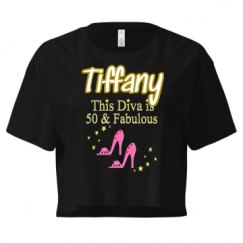 Ladies Festival Cali Crop Top Tee