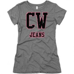 Ladies Slim Fit Super Soft Triblend Tee