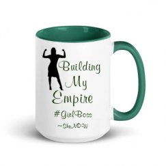 15oz Ceramic Mug with Color Inside