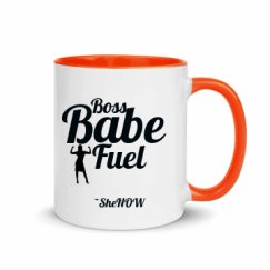 11oz Ceramic Mug with Color Inside