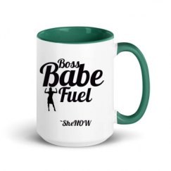 15oz Ceramic Mug with Color Inside