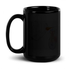15oz Black Glossy Mug