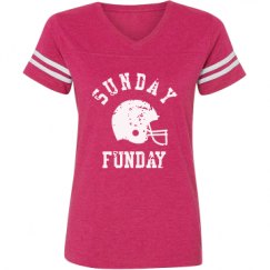 Ladies Relaxed Fit Vintage Sports Tee