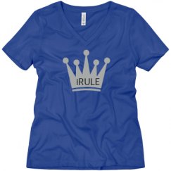 Ladies Relaxed Fit V-Neck Tee