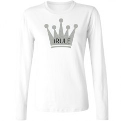 Ladies Relaxed Fit Basic Long Sleeve Tee