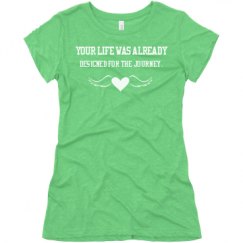 Ladies Slim Fit Super Soft Triblend Tee