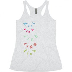Ladies Slim Fit Super Soft Racerback Triblend Tank
