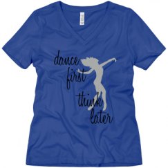 Ladies Relaxed Fit V-Neck Tee