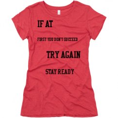 Ladies Slim Fit Super Soft Triblend Tee