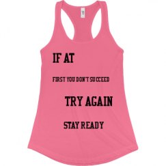 Ladies Slim Fit Racerback Tank Top