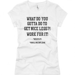 Ladies Slim Fit Basic Promo Jersey Tee