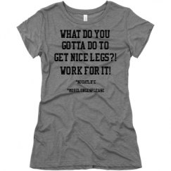 Ladies Slim Fit Super Soft Triblend Tee