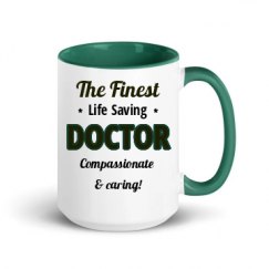 15oz Ceramic Mug with Color Inside