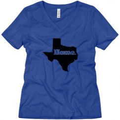 Ladies Relaxed Fit V-Neck Tee