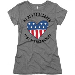 Ladies Slim Fit Super Soft Triblend Tee