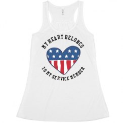 Ladies Flowy Racerback Tank