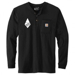 Unisex Carhartt Long Sleeve Henley Tee