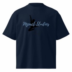 Unisex Organic Oversized High Neck T-Shirt