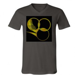 Unisex V-Neck Jersey Tee