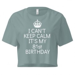 Ladies Festival Cali Crop Top Tee