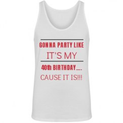 Unisex Jersey Tank Top