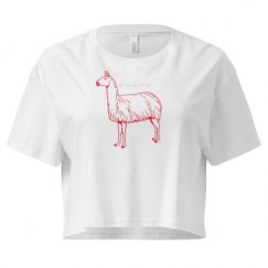 Ladies Festival Cali Crop Top Tee