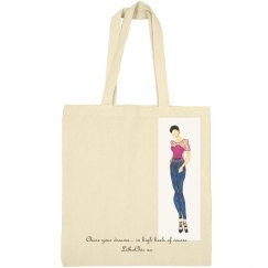 Chase your dreams in High heels tote bag