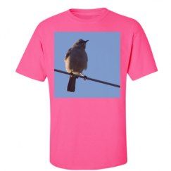 Unisex Ultra Cotton Safety Neon Crewneck Tee