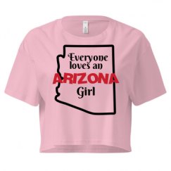 Ladies Festival Cali Crop Top Tee