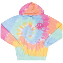 Unisex Tie-Dye Fleece Hoodie