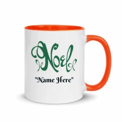11oz Ceramic Mug with Color Inside