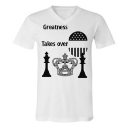 Unisex V-Neck Jersey Tee