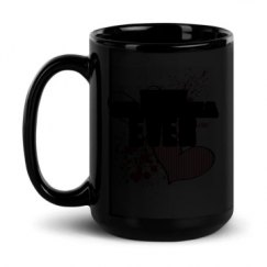 15oz Black Glossy Mug